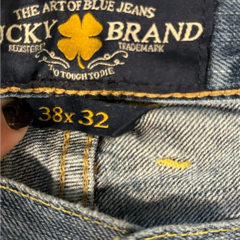Lucky‎ Brand Faded men’s blue jeans